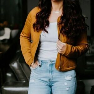 Lily & Lottie quilted bomber jacket